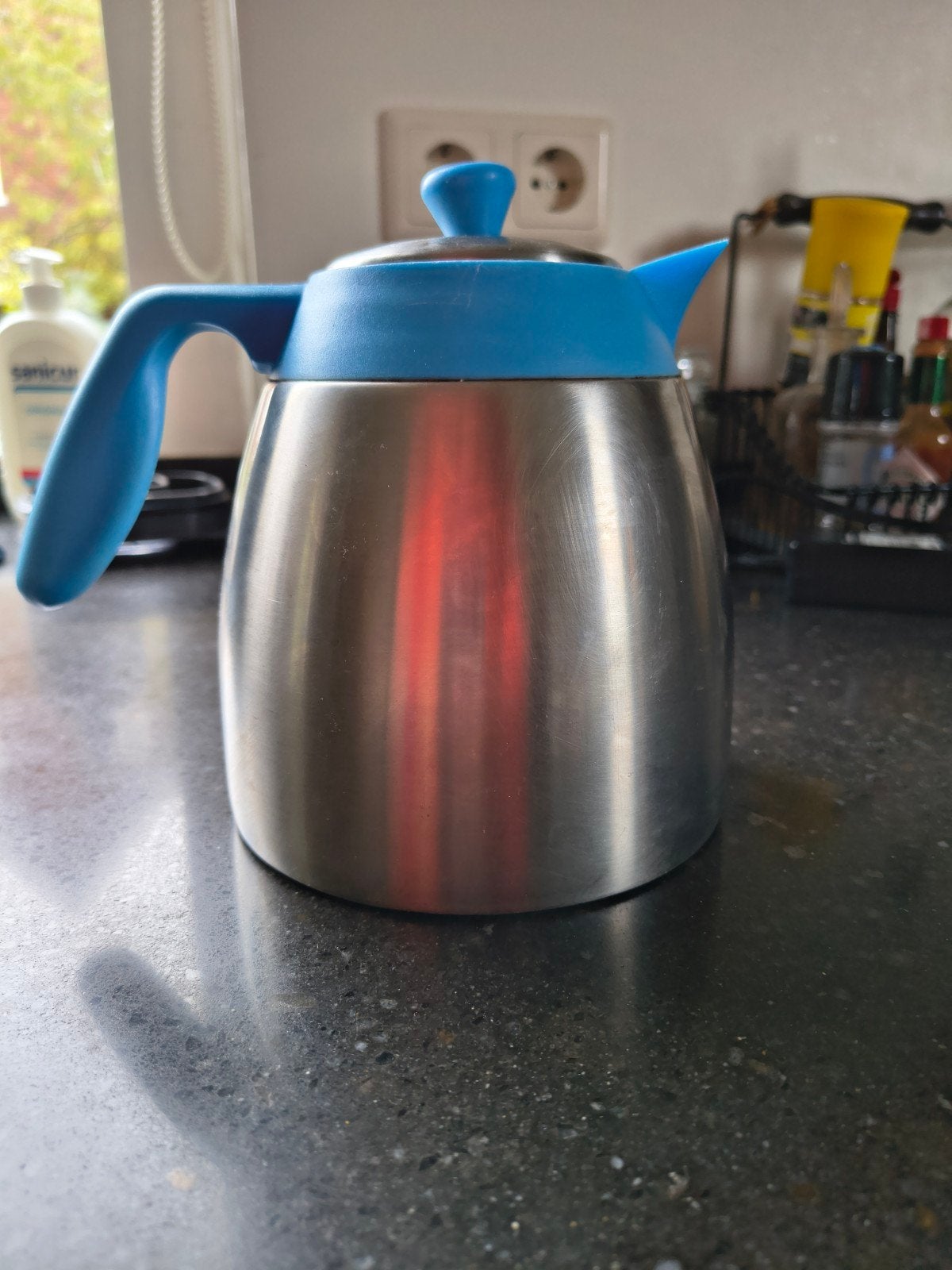 Dubbelwandige theepot, Bredemeijer, Ophalen of Verzenden, Zo goed als nieuw