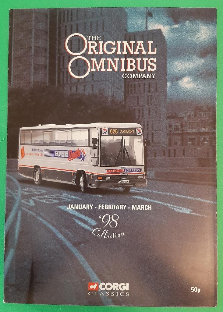 Corgi bussen Folder 1998, Overige merken, 1:50 of kleiner, Auto, Nieuw