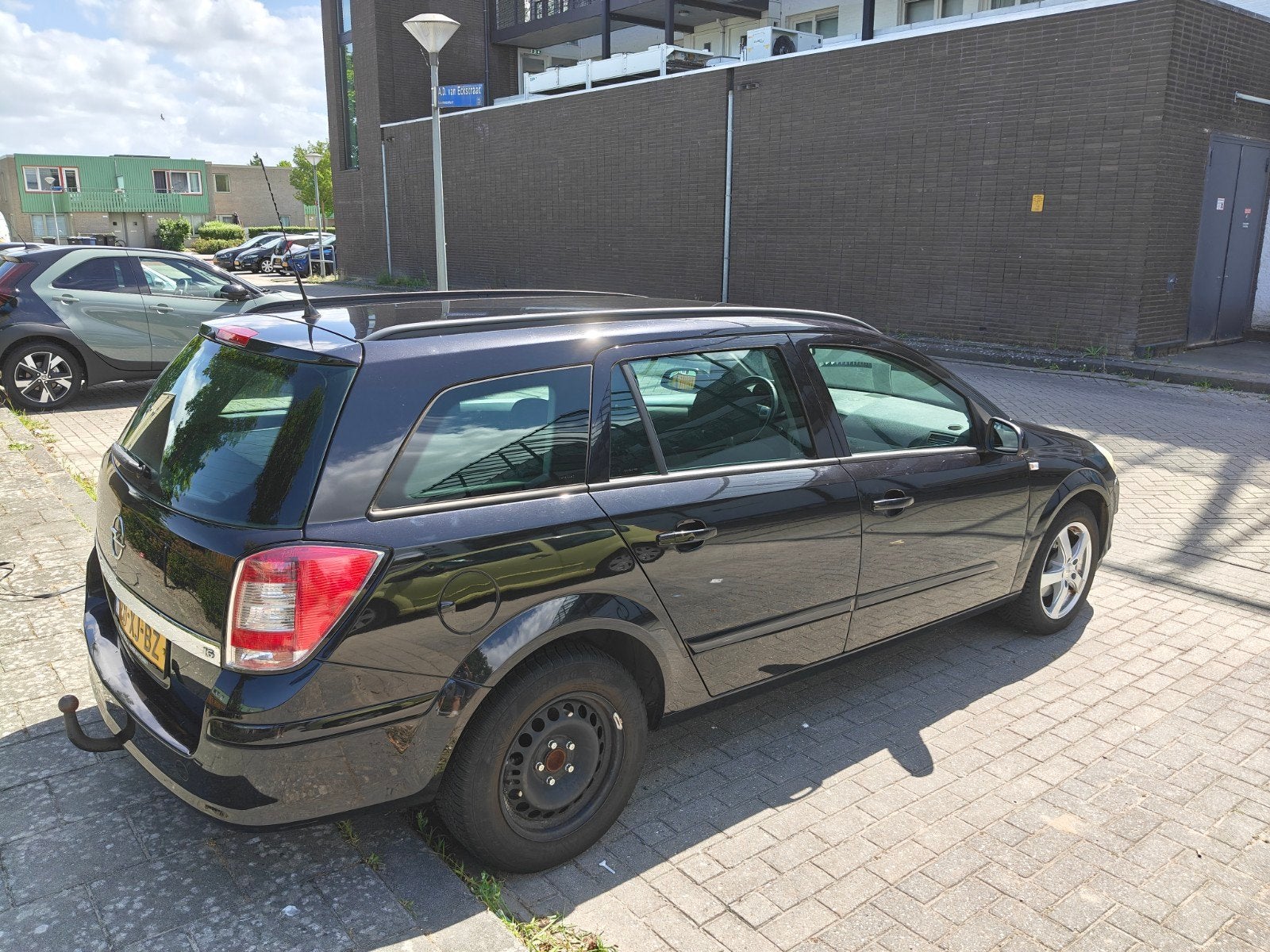 Opel Astra 1.6 16V 85KW St.wgn. 2007 Zwart, Auto's, Voorwielaandrijving, 657 kg, 4 cilinders, Zwart
