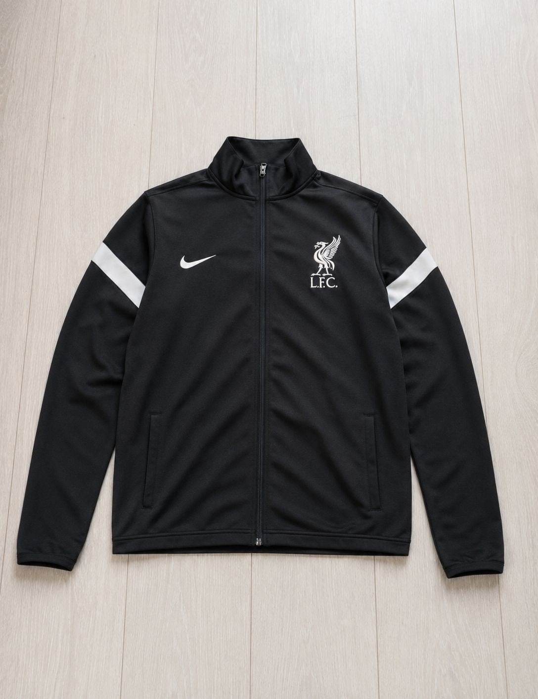 Nike Liverpool trainingsjack maat S, Zwart, Nike, Ophalen of Verzenden, Zo goed als nieuw