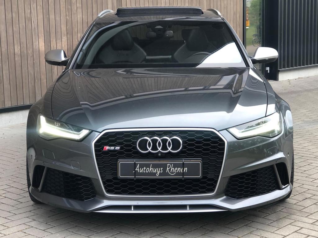 Audi RS6 Avant 4.0 TFSI quattro / Pano / Stuurverwarming /, Automaat, Gebruikt, 561 pk, Leder en Alcantara