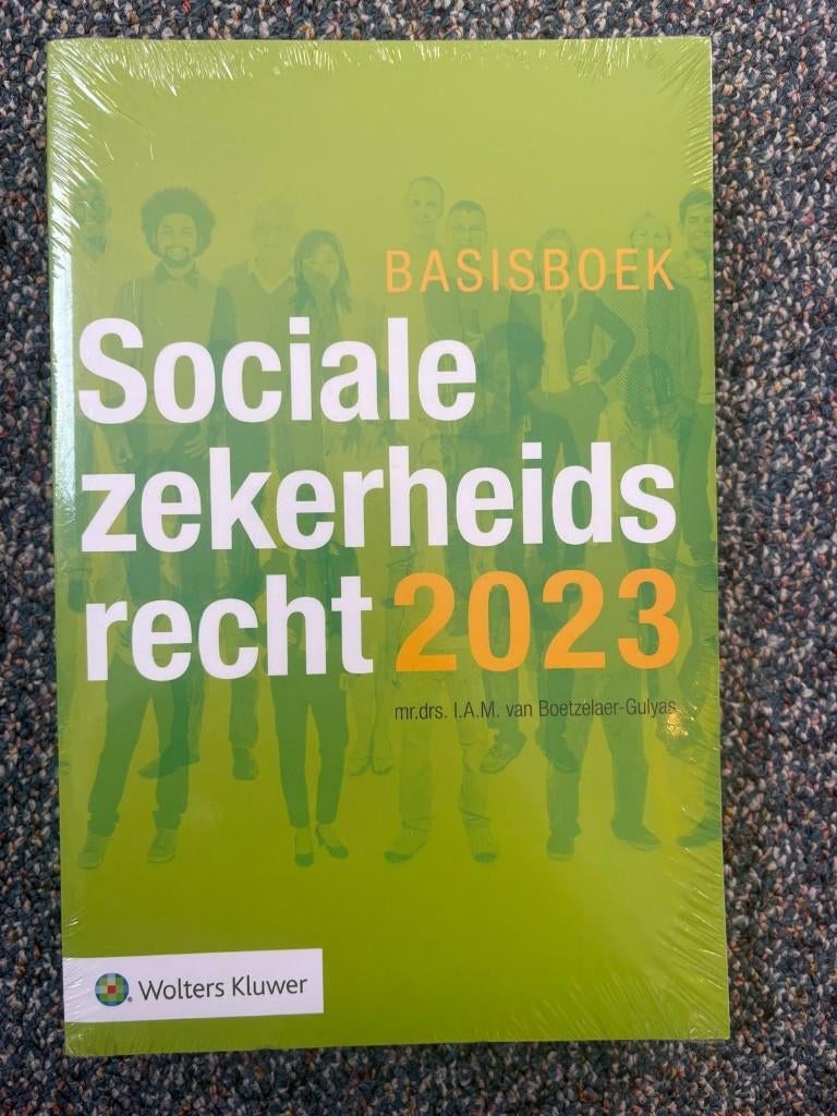 Basisboek Sociale Zekerheidsrecht 2023, Nieuw, Wolters Kluwer, Alpha, HBO