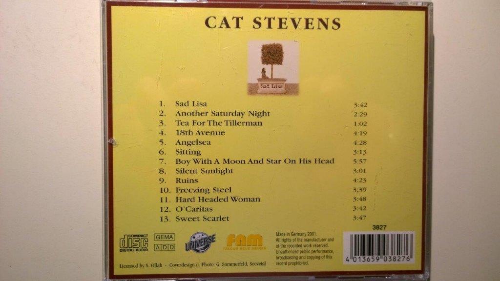 Cat Stevens - Sad Lisa, Ophalen of Verzenden, Zo goed als nieuw
