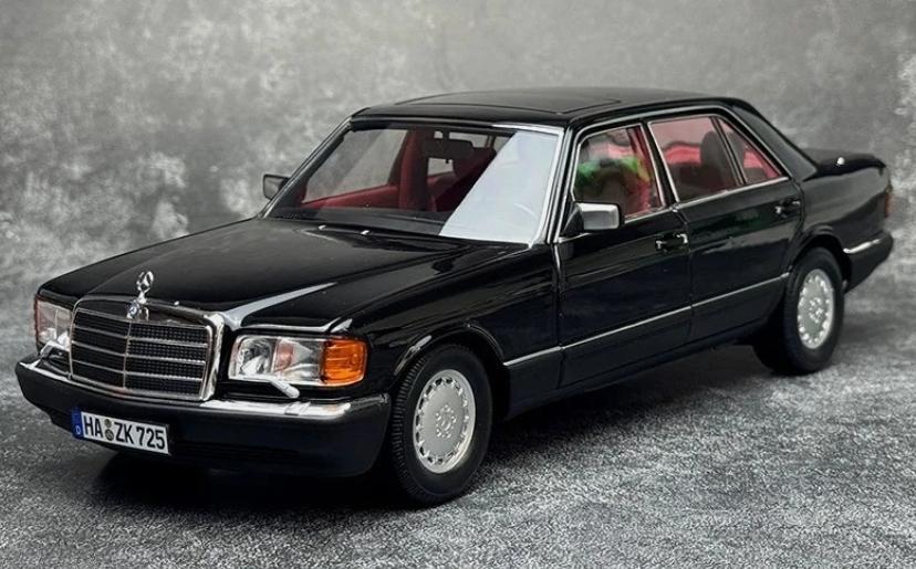 1:18 Mercedes-Benz 560 SEL -1991 - Zwart NIEUW!, Auto, ., Nieuw, Norev