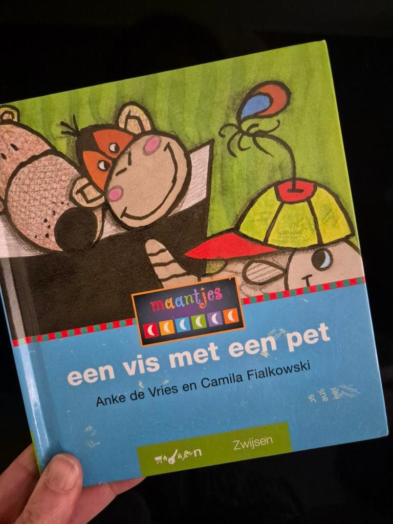 Maanjes boeken: Een vis met een pet, Lam doet niet meer mee, Ophalen of Verzenden