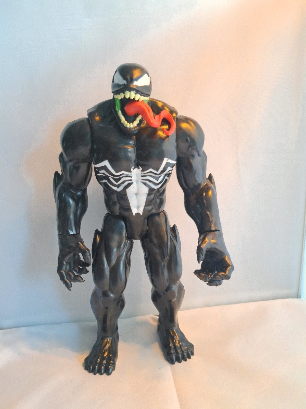 Marvel Titan Hero Series Maximum Venom Actiefiguur 30cm, Ophalen of Verzenden, Gebruikt