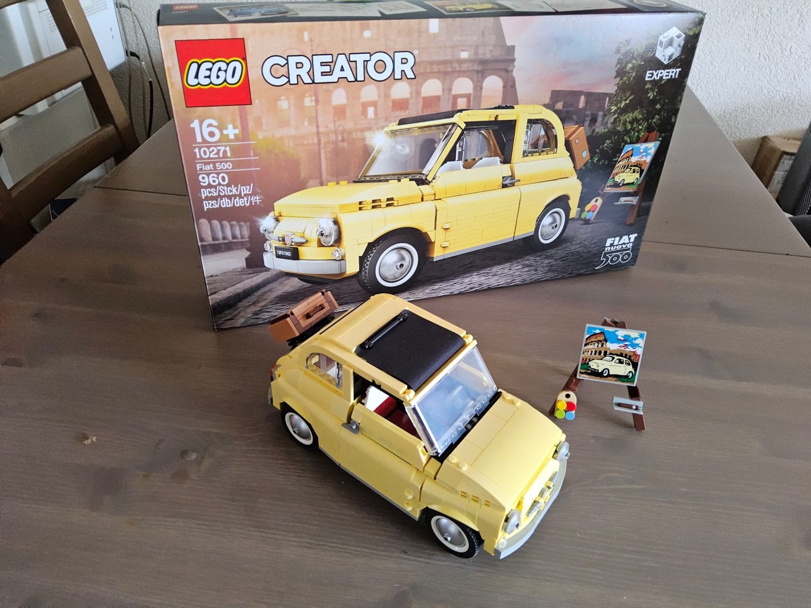 Lego Creator Expert Fiat 500 (10271) - Compleet met doos, Ophalen, Zo goed als nieuw, Lego