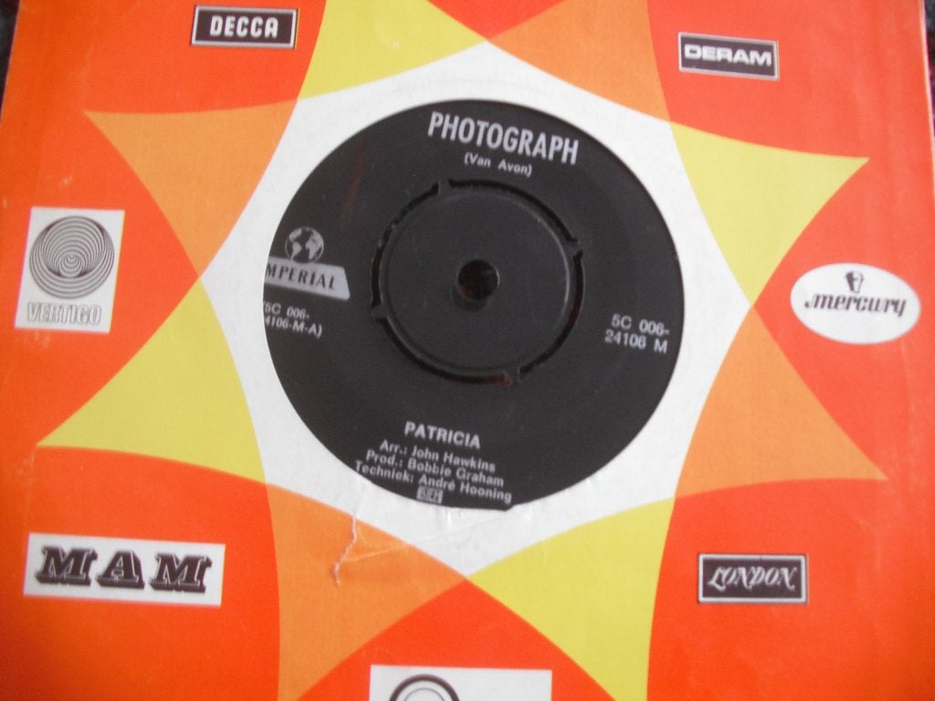 Patricia - Photograph / Fisherman King., Cd's en Dvd's, Vinyl Singles, Ophalen of Verzenden, Zo goed als nieuw, Pop