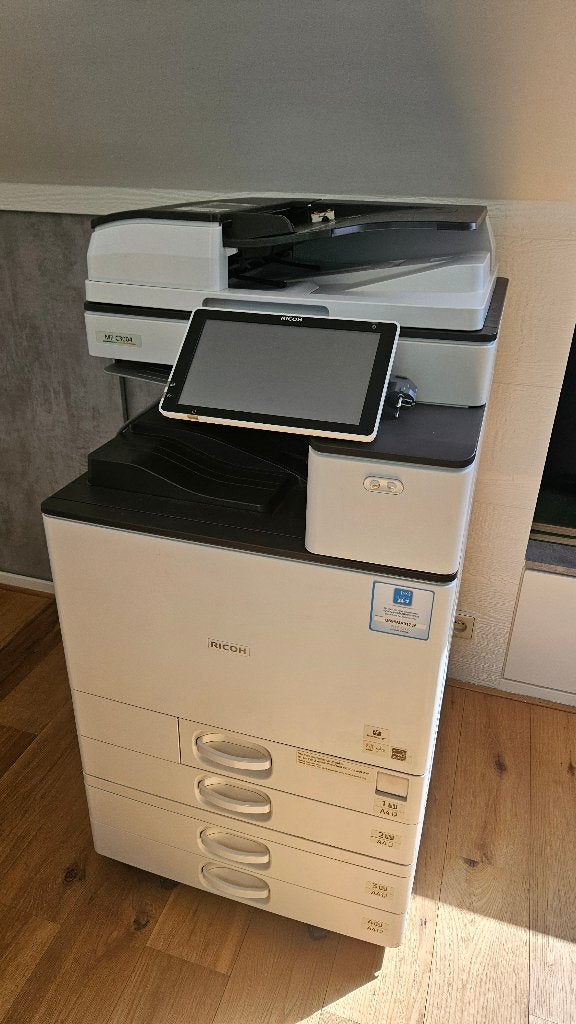 Ricoh MPC3004, Computers en Software, Printers, Niet werkend, All-in-one, Laserprinter, Kleur printen, Kopieren, Scannen, Zwart-en-wit printen
