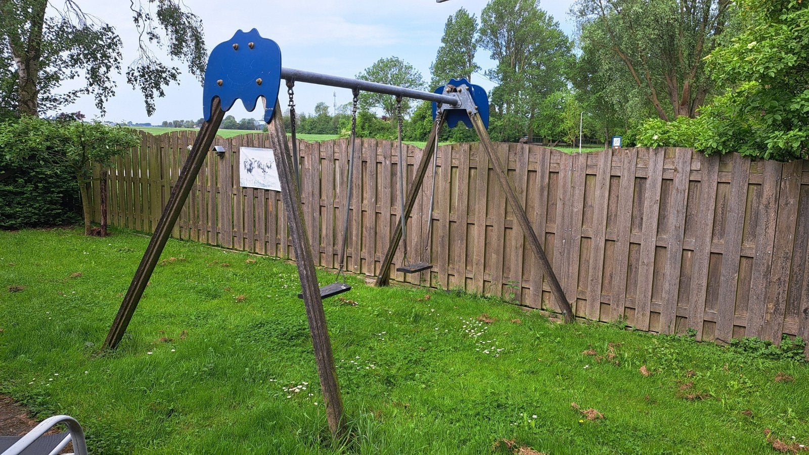 Schommel (bovenbalk + schommels), Kinderen en Baby's, Speelgoed | Buiten | Speeltoestellen, Ophalen, Gebruikt, Schommel