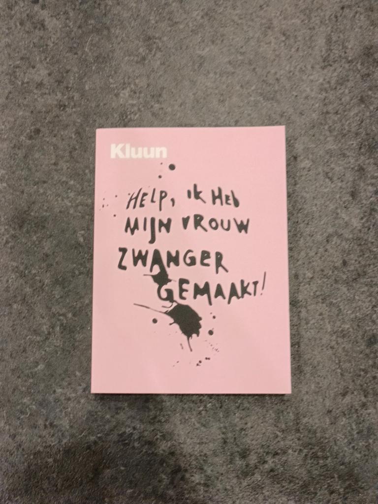 Kluun: Help ik heb mijn vrouw zwanger gemaakt, Ophalen of Verzenden, Nieuw, Zwangerschap en Bevalling, Kluun