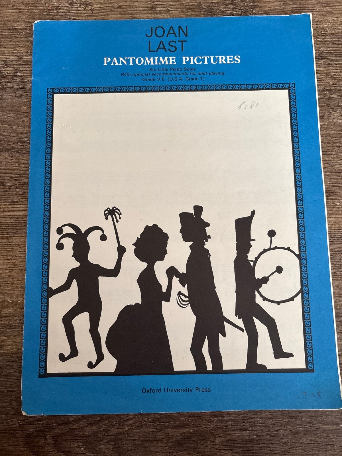 Joan Last - Pantomime Pictures - Pianoboek, Gebruikt, Klassiek, Les of Cursus, Ophalen of Verzenden