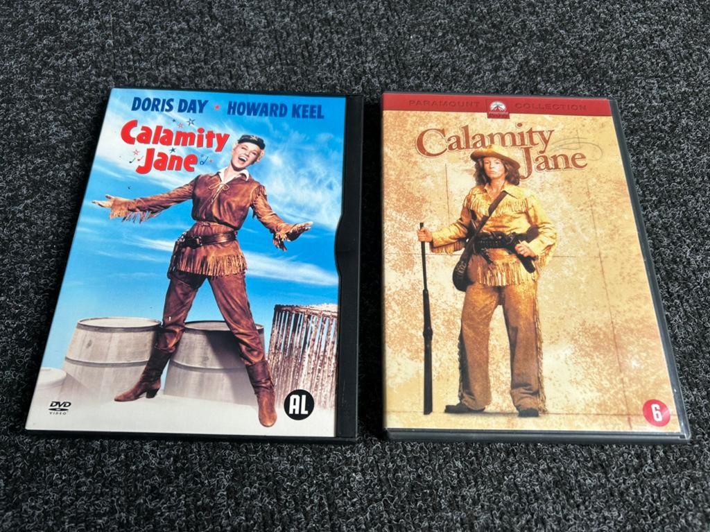 2 x calamity jane op dvd 1953 en 1984, Alle leeftijden, Ophalen of Verzenden, 1980 tot heden, Gebruikt