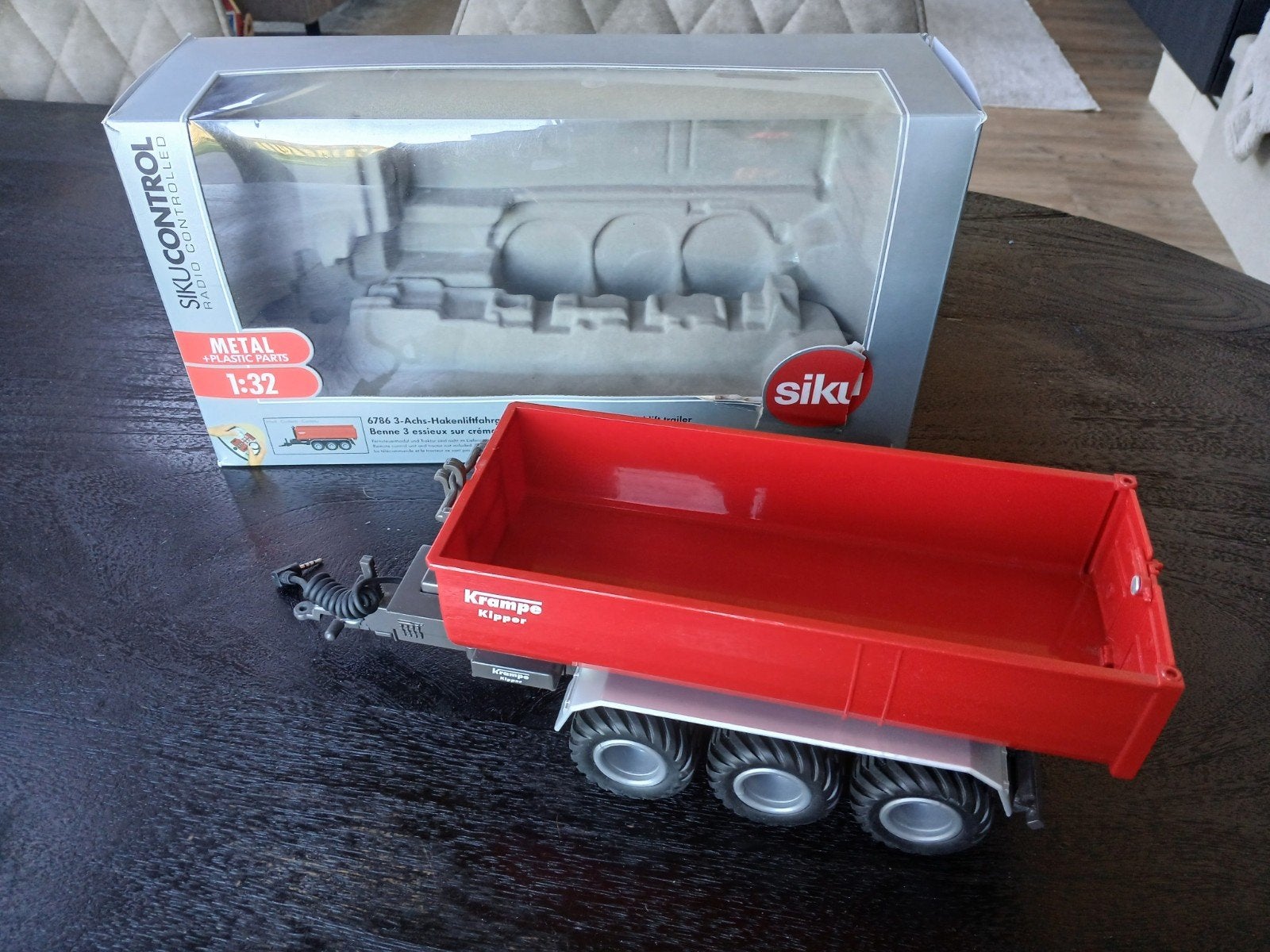 Siku 6786 Krampe Kipper aanhanger - Zo goed als nieuw, Ophalen of Verzenden, Zo goed als nieuw, Tractor of Landbouw, SIKU