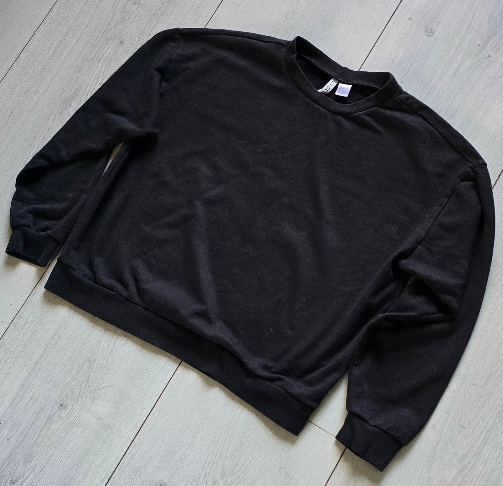 Zwarte H&M Divided sweater maat L, Zwart, H&M Divided, Maat 42/44 (L), Ophalen of Verzenden