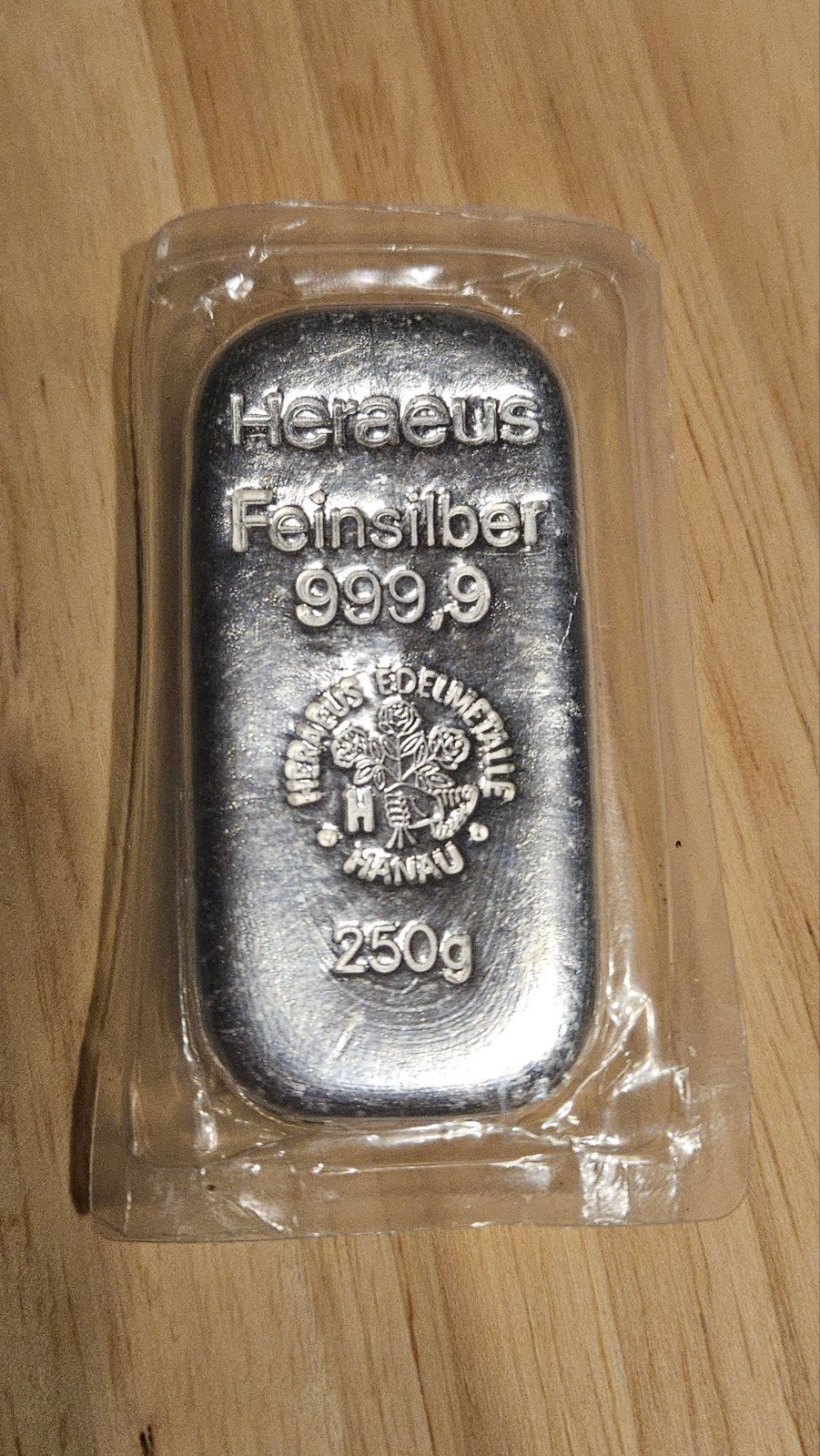 250 gram 999 zilver heraus, Ophalen of Verzenden, Zilver