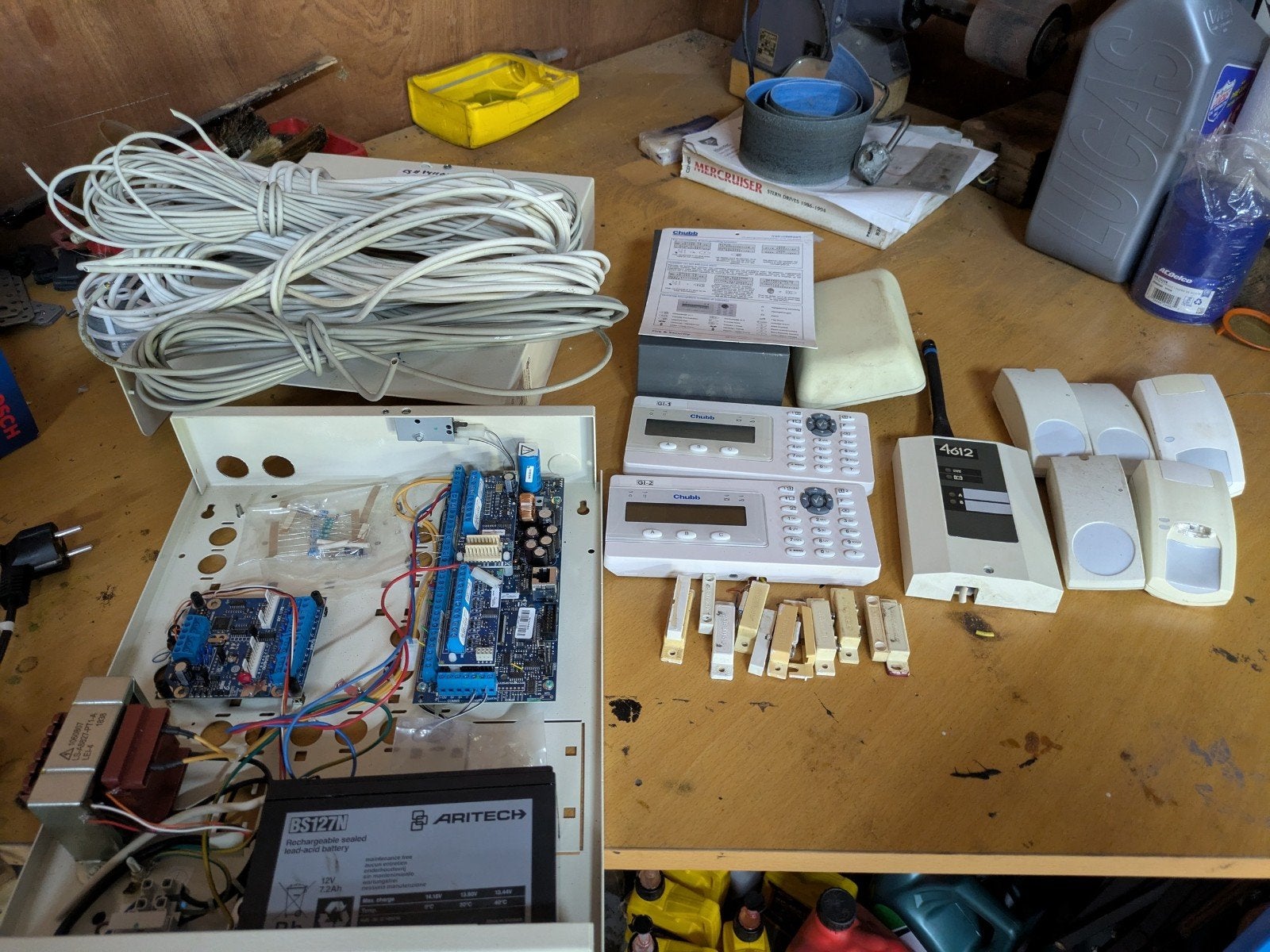 Uitgebreid alarmsysteem Interlogix ATS1500A-IP-MM Chubb, Ophalen of Verzenden, Compleet systeem, Overige soorten
