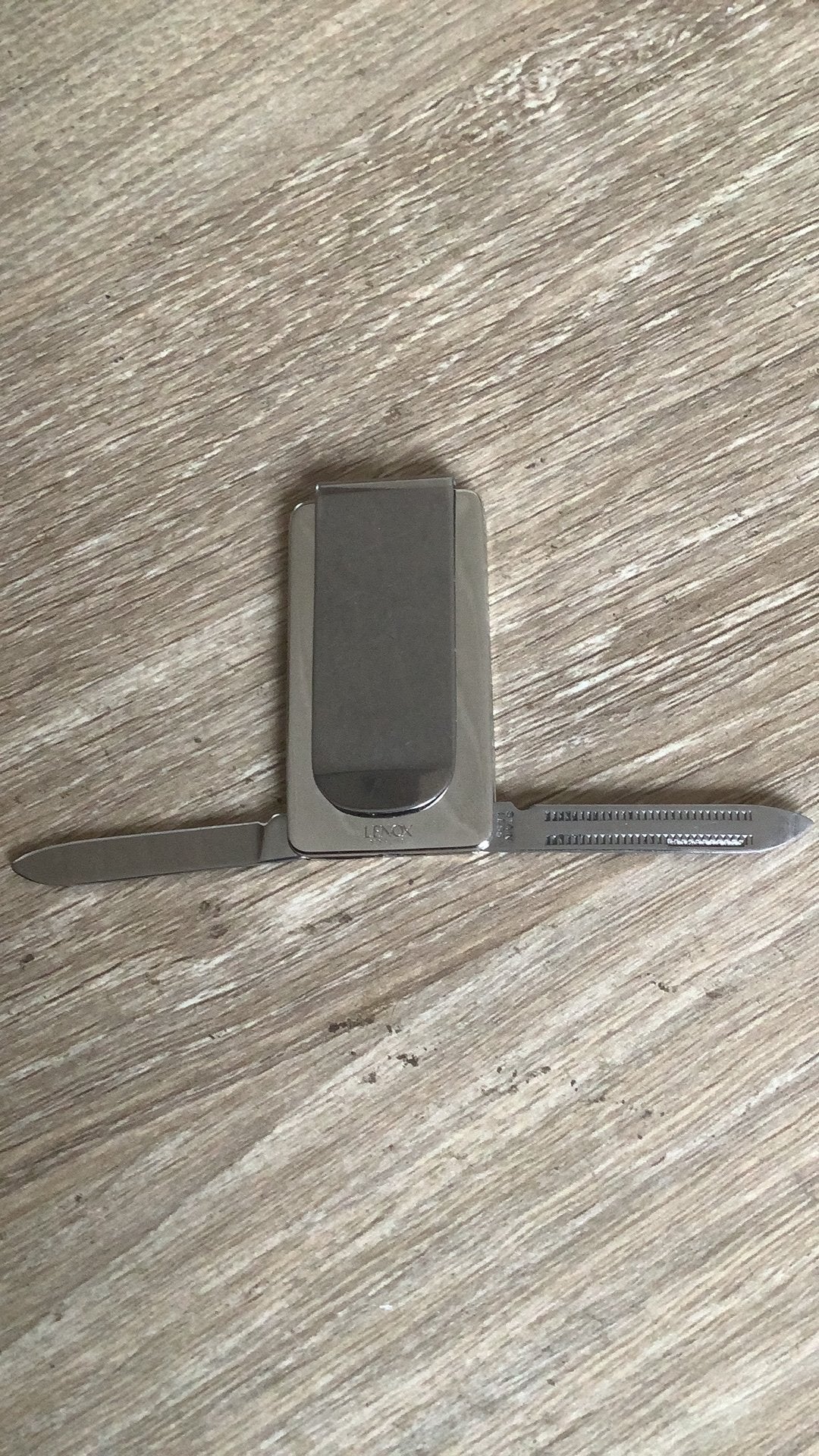 Lenox Sterling Clip met vijltje en mesje, Ophalen of Verzenden