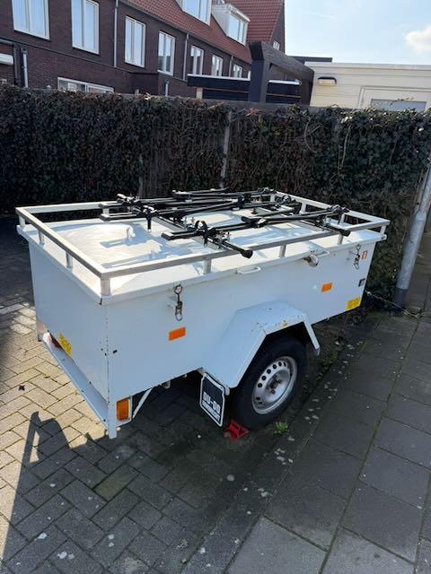 Ruime bagagewagen bakmaat 200x100x55, Auto diversen, Aanhangers en Bagagewagens, Ophalen, Gebruikt