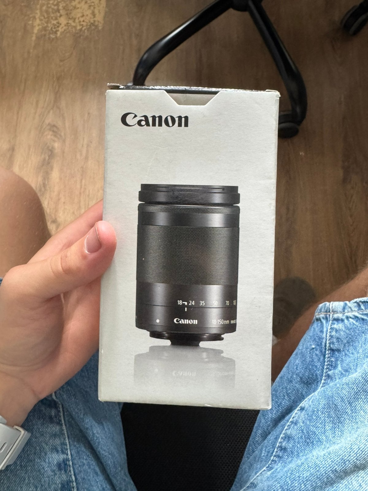 Canon EFM 18-150mm, Audio, Tv en Foto, Fotografie | Lenzen en Objectieven, Ophalen of Verzenden, Zo goed als nieuw