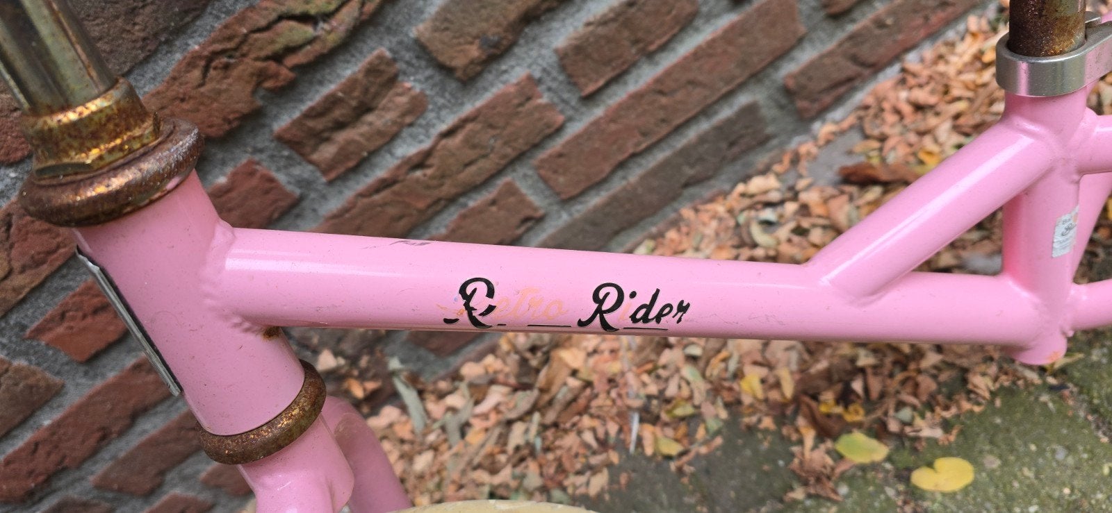 Roze Retro Rider loopfiets - Zo goed als nieuw, Ophalen, Zo goed als nieuw, Minder dan 16 inch, Retro Rider