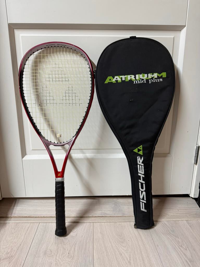 Fischer Atrium Mid Plus Tennisracket 360g L4, Overige merken, Gebruikt, L4, Ophalen of Verzenden