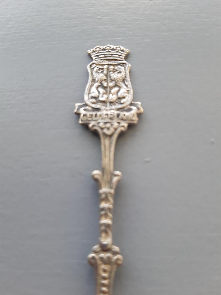Theelepeltje met wapen Provincie Gelderland, DE, € 2,=, Ophalen of Verzenden