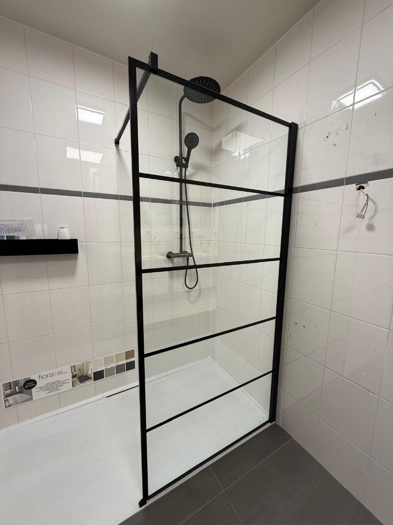 Novellini Kuadra Inloopdouche/Douchewand 120cm Showroommodel, Ophalen, Nieuw, Douche