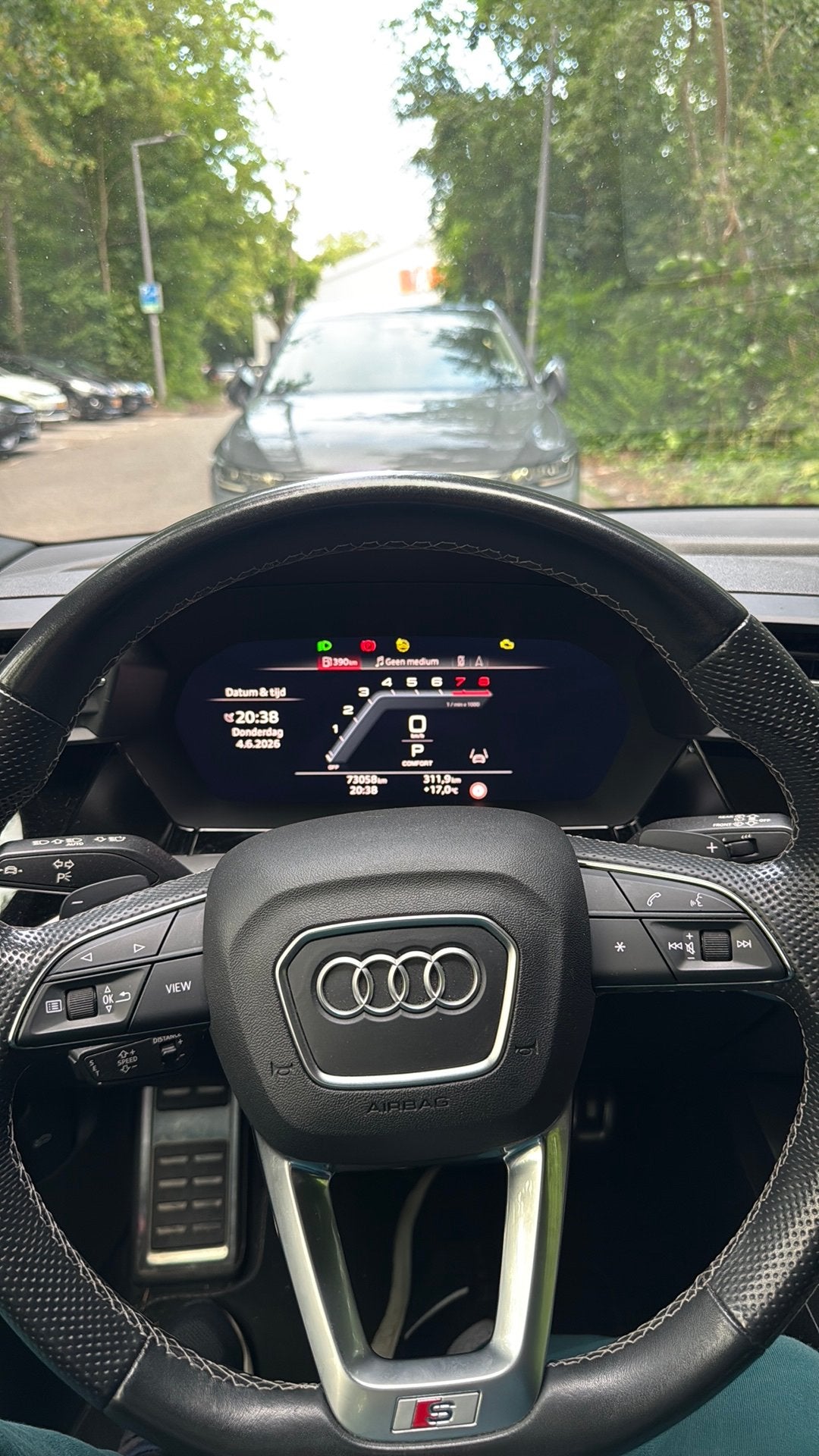 Audi a3, daytona grey., Auto's, Audi, Zwart, 150 pk, 1500 cc, Te koop