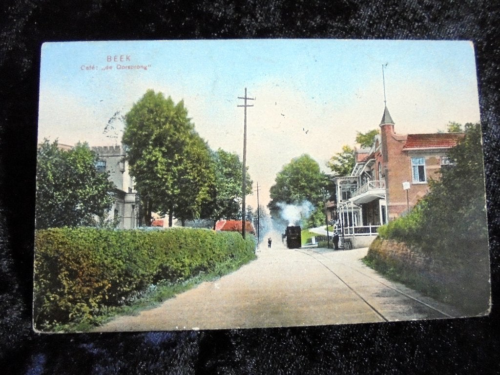 Beek (Ubbergen) Gelderland. Stoomtram. Rijksstraatweg, Verzenden, Voor 1920, Gelopen, Gelderland