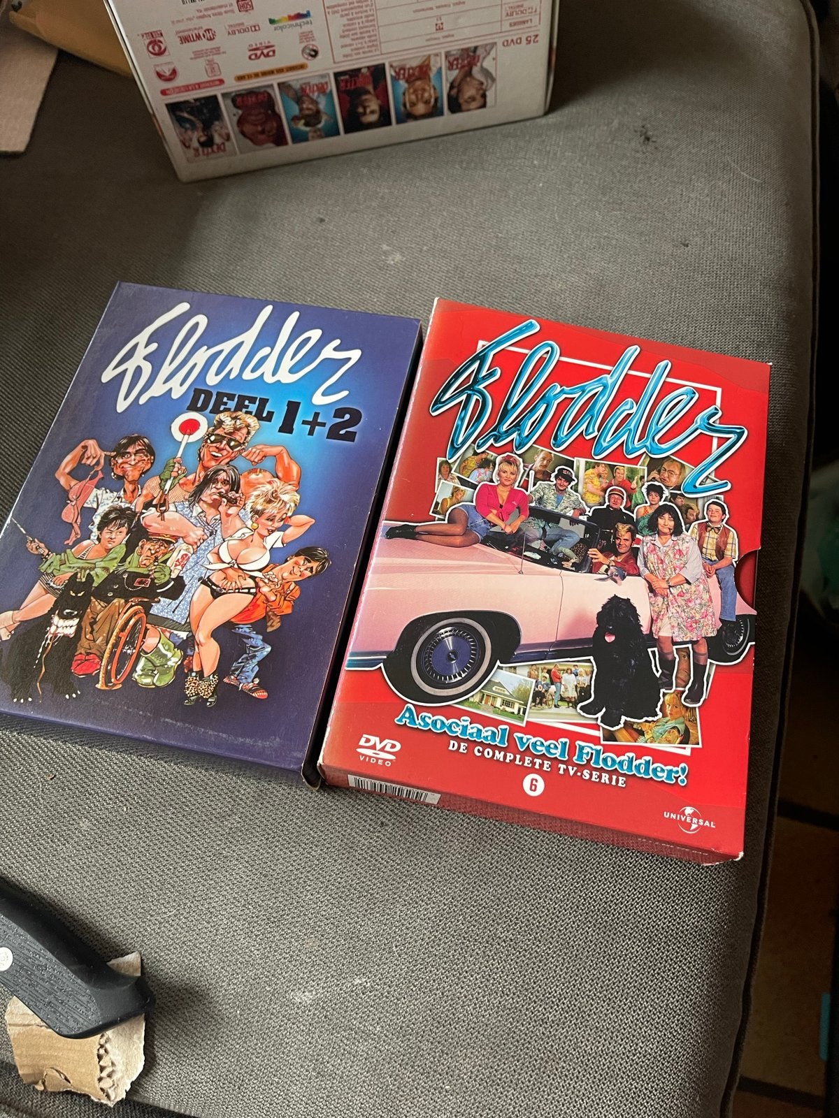 Flodder DVD Boxsets - Deel 1+2 & Complete TV-Serie, Gebruikt, Vanaf 16 jaar, Ophalen of Verzenden, Boxset