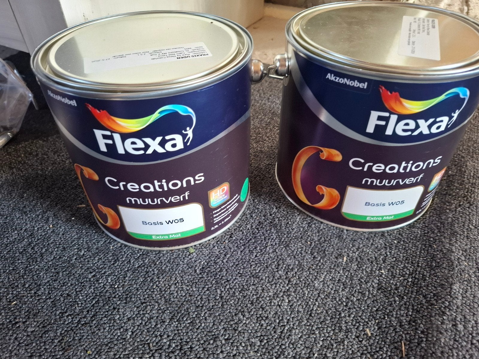 2x Flexa Creations Muurverf Calm Red Terra 2.5L - Nieuw!, Ophalen of Verzenden, Nieuw, Overige typen