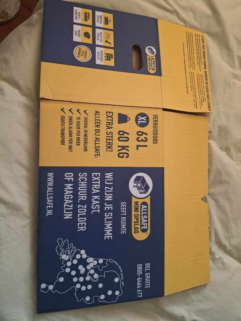 Verhuisdozen, Ophalen, Doos, 40 tot 60 cm, 50 tot 75 cm