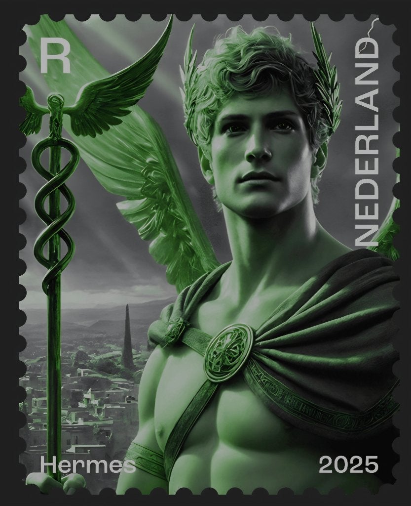Unieke starters pack crypto stamps GROEN PostNL, Verzenden, Na 1940, Postfris