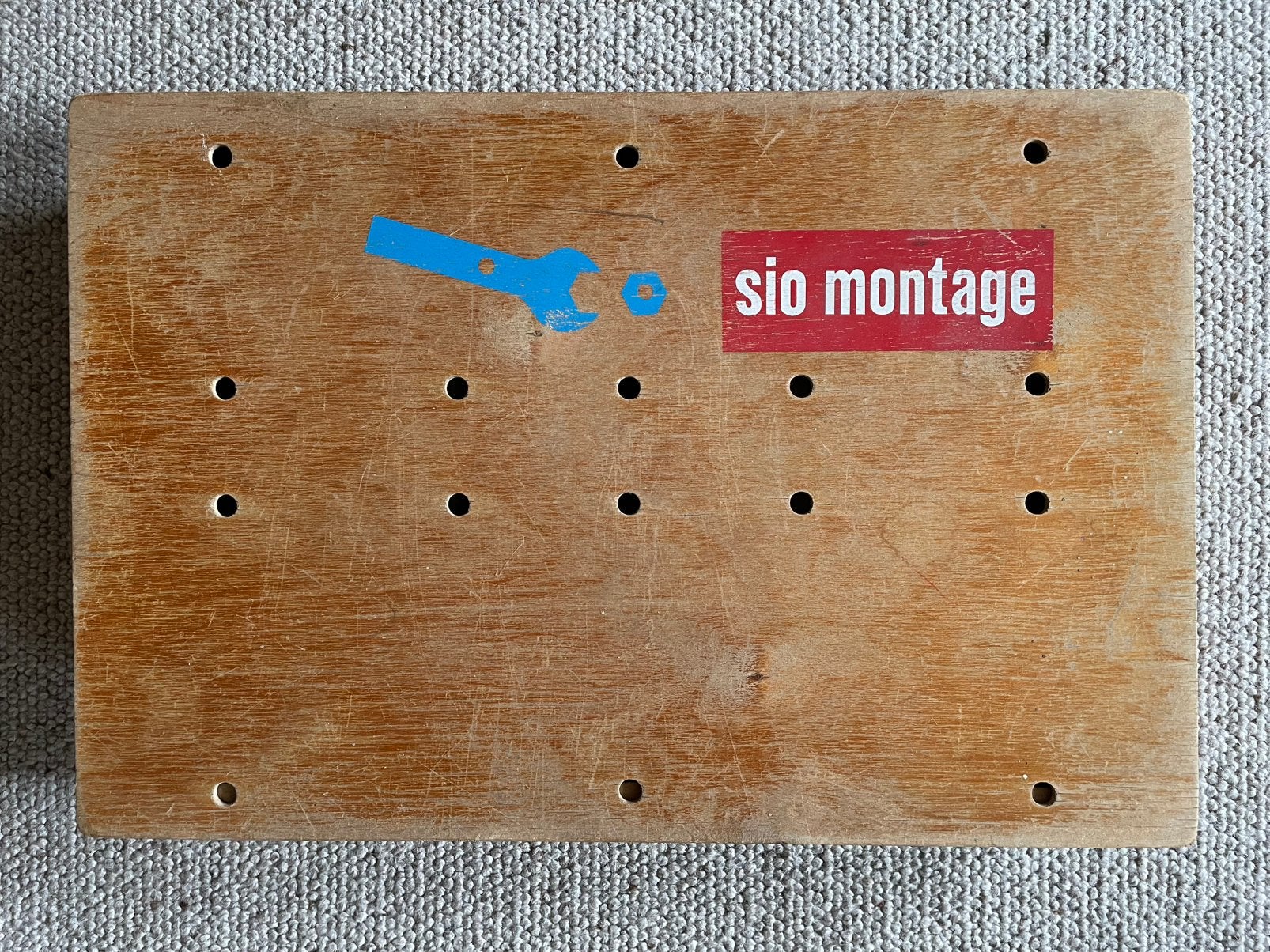 Tk vintage houten bewaardoos sio montage + voorbeeld boekje, Ophalen of Verzenden, Gebruikt, Overige typen