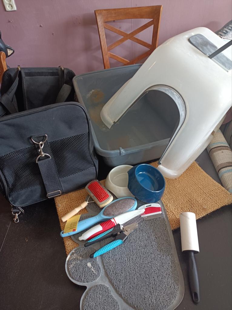 Katten toebehoren hele set, Dieren en Toebehoren, Katten-accessoires, Ophalen