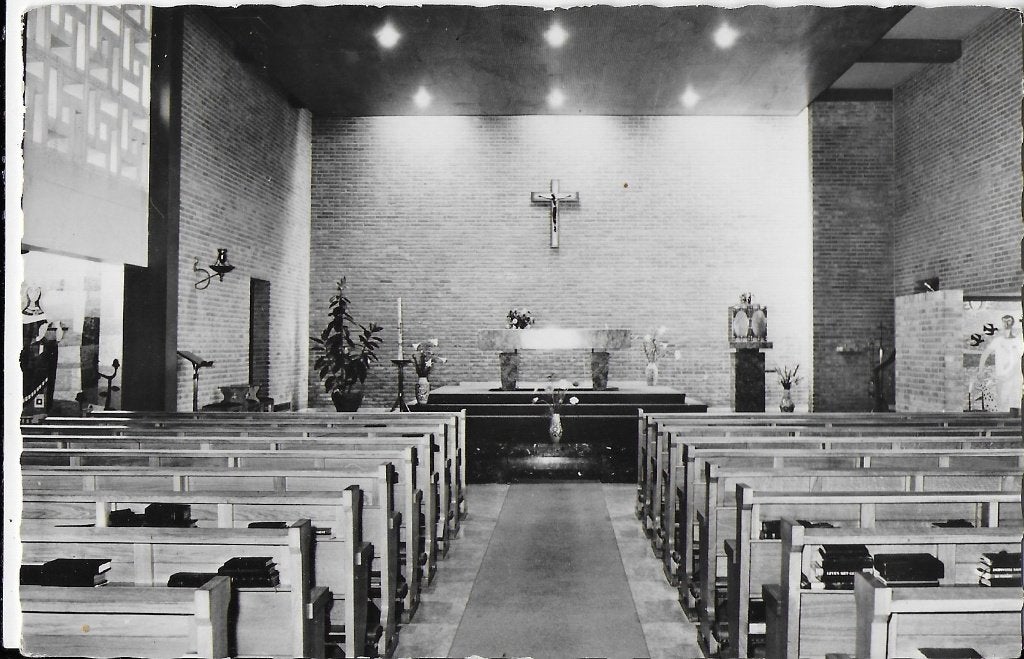 Q2513 oude ansichtkaart Nunhem kapel huize Elisabeth, Ophalen of Verzenden, 1960 tot 1980, Gelopen, Gelderland