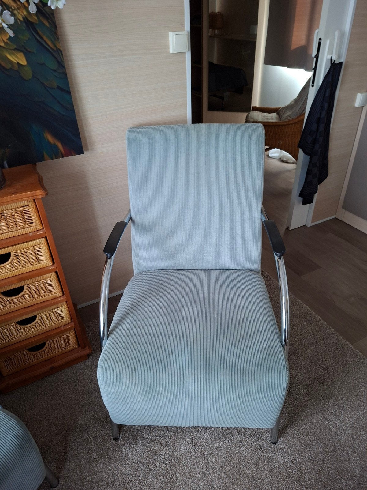 WOOD 2x stoelen €100 voor 2, Ophalen of Verzenden, Zo goed als nieuw, 75 tot 100 cm, 50 tot 75 cm