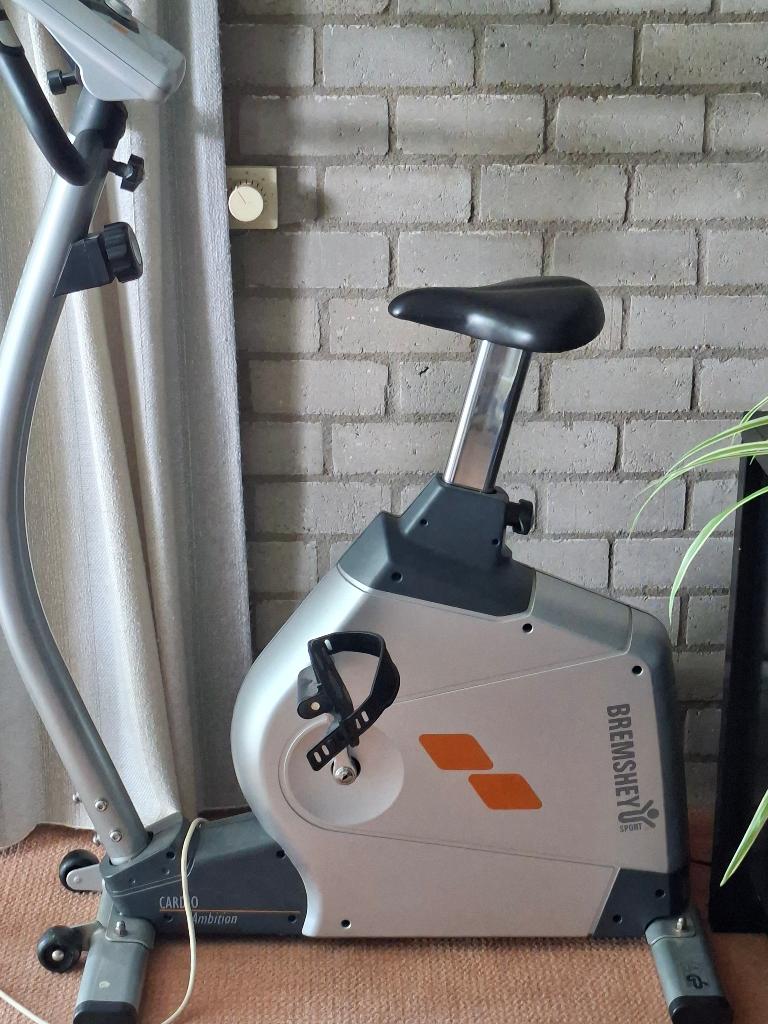 BREMSHEY Cardio - Trainings Fiets - Elektrisch . ., Sport en Fitness, Fitnessapparatuur, Gebruikt, Aluminium, Ophalen of Verzenden