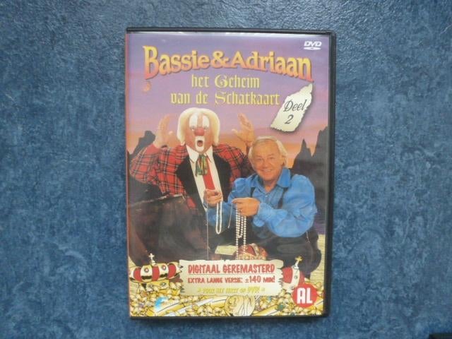 dvd BASSIE & ADRIAAN het geheim van de schatkamer deel 2, Cd's en Dvd's, Dvd's | Kinderen en Jeugd, Avontuur, Alle leeftijden