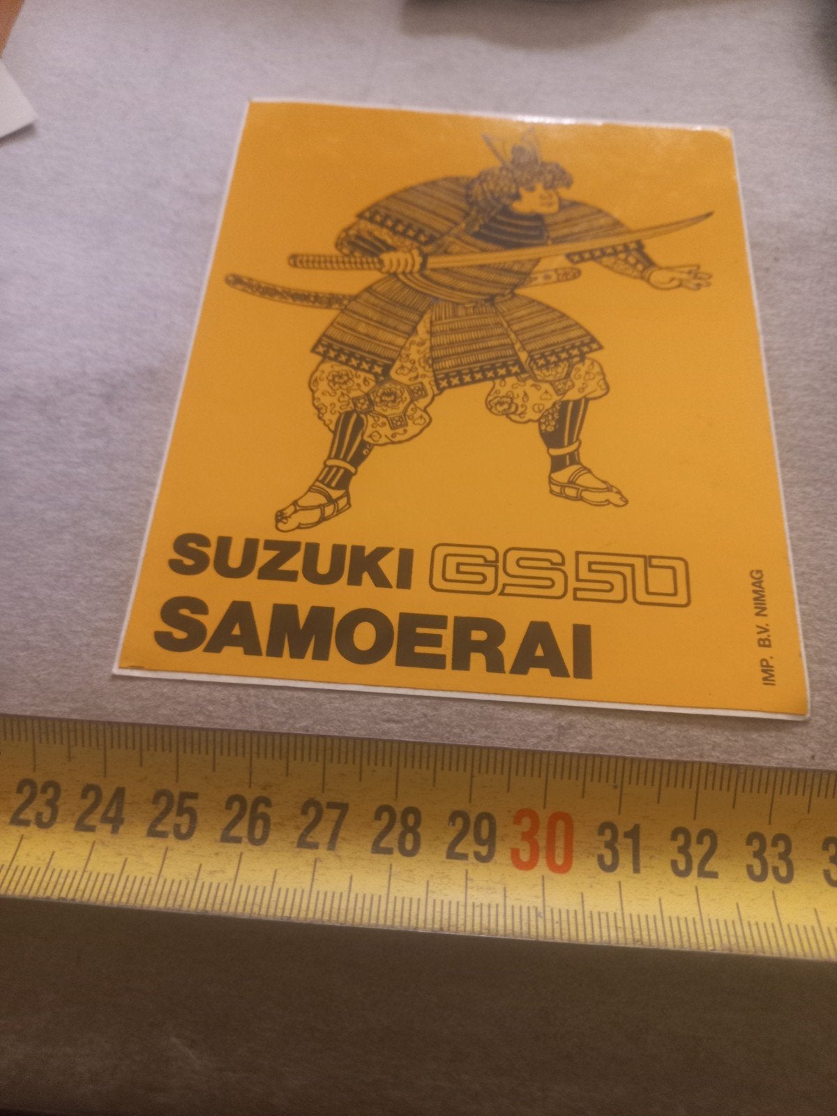 Suzuki GS50 Samoerai Sticker - Origineel, Ophalen of Verzenden