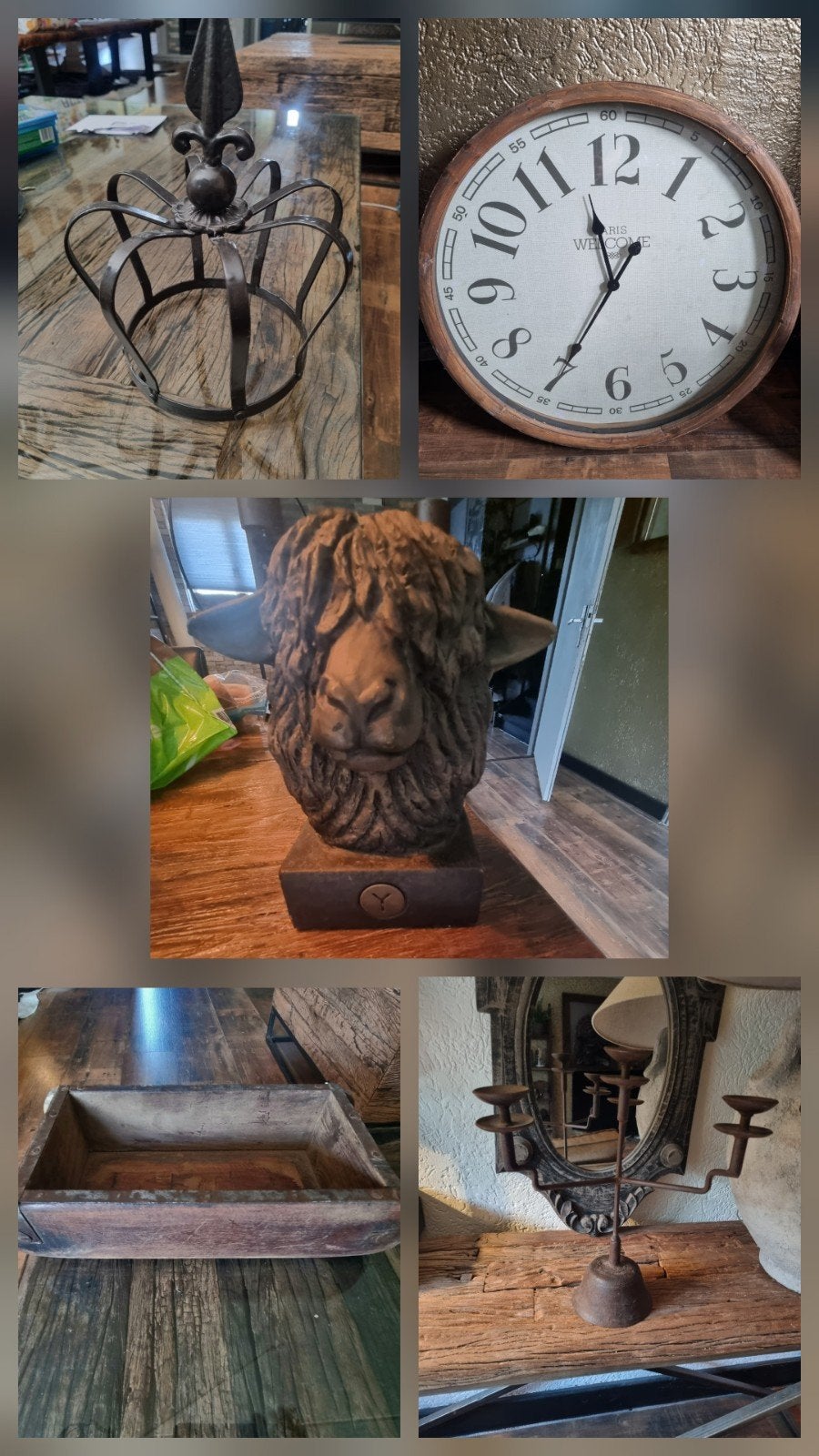 Te koop landelijke woonaccesoires, Huis en Inrichting, Ophalen, Zo goed als nieuw, Landelijk