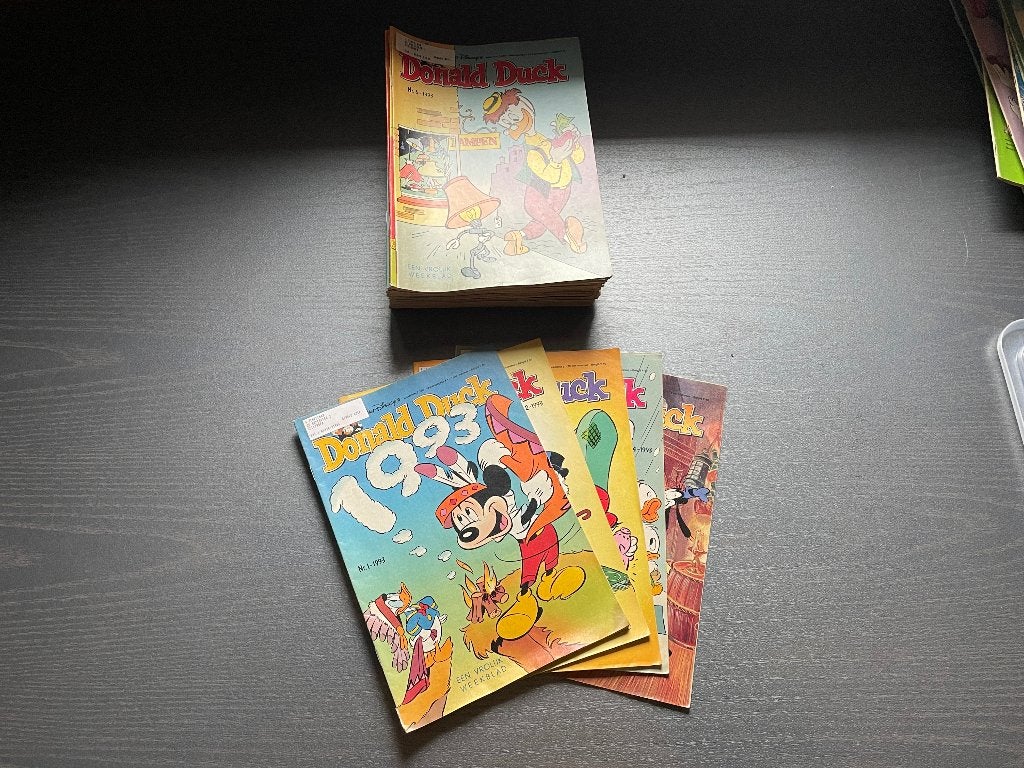 C621 Weekblad Donald Duck Complete Jaargang 1993, Gelezen, Complete serie of reeks, Ophalen of Verzenden, Donald Duck