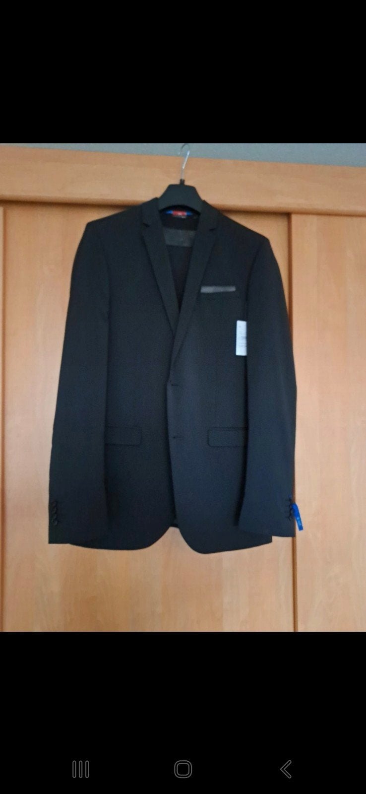 Stijlvol Zwart Slim Fit Pak - Maat 90, Angelo Litrico, Zwart, Nieuw, Overige maten