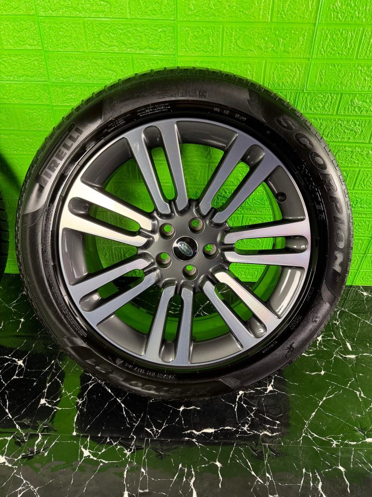 originele range rover velgen 5x120 21'' winterset pirelli, Auto-onderdelen, Banden en Velgen, Niet ingevuld, 275 mm, Banden en Velgen