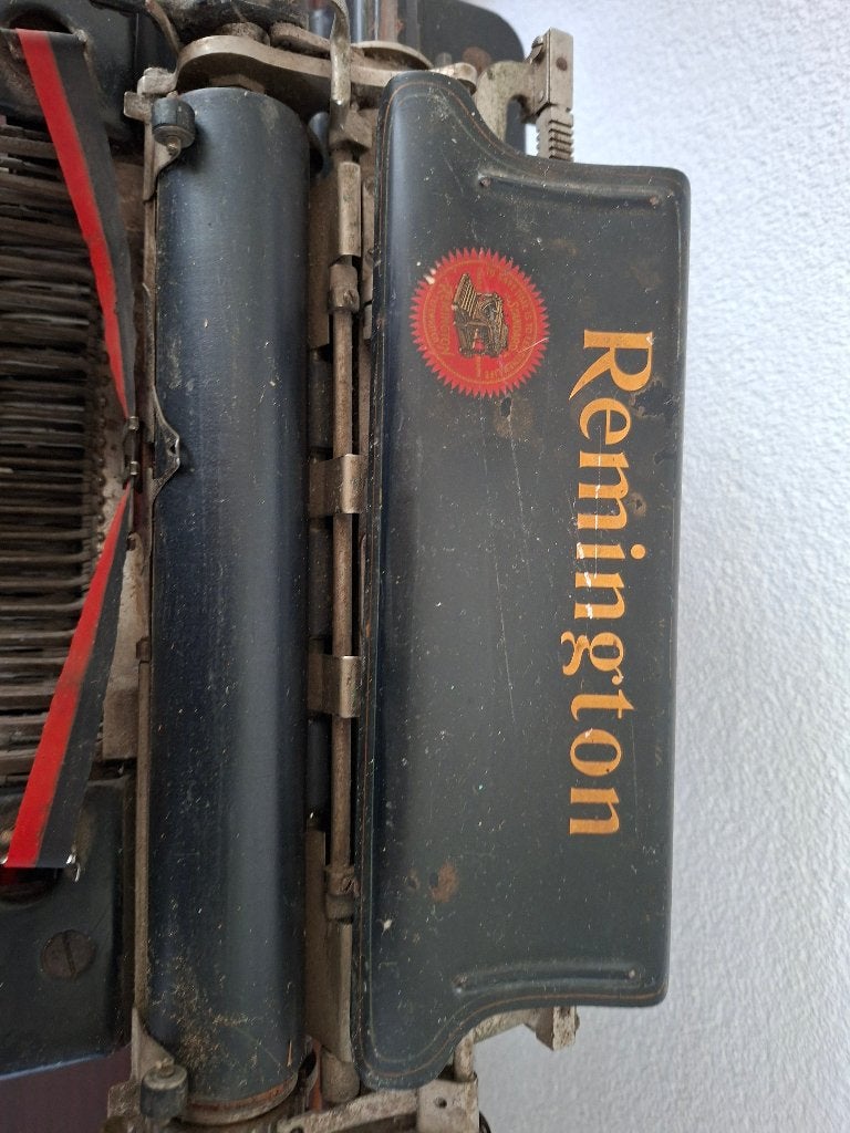 antiek typemachine, Ophalen