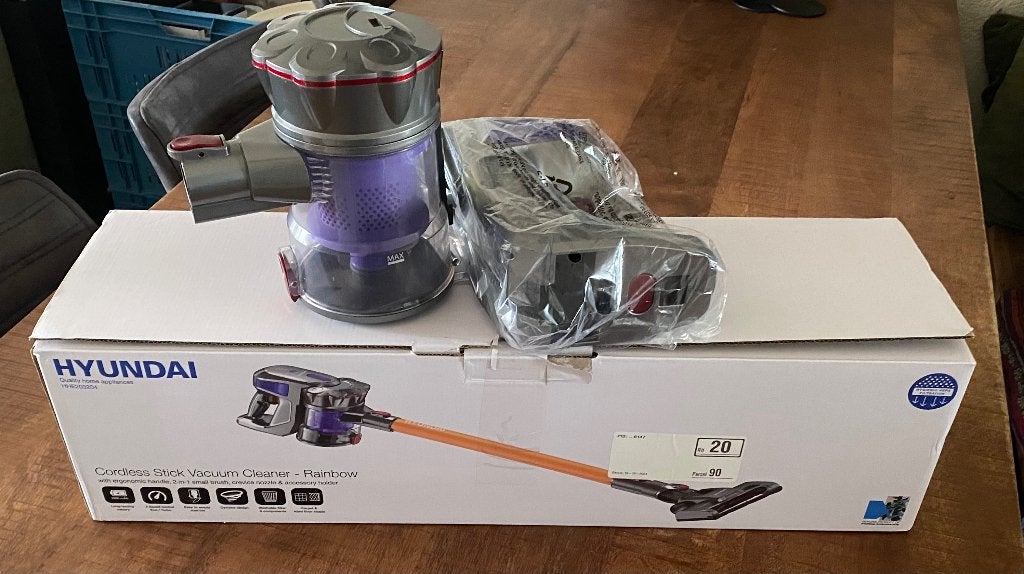 Steelstofzuiger Hyundai, Witgoed en Apparatuur, Overige merken, Ophalen of Verzenden, Zo goed als nieuw, Geschikt voor tapijt