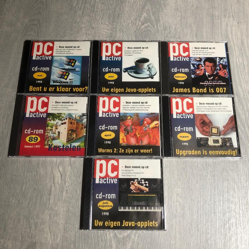 Vintage PC CD-ROM - Collectie PC Active Software 1998, Computers en Software, Vintage Computers, Ophalen of Verzenden