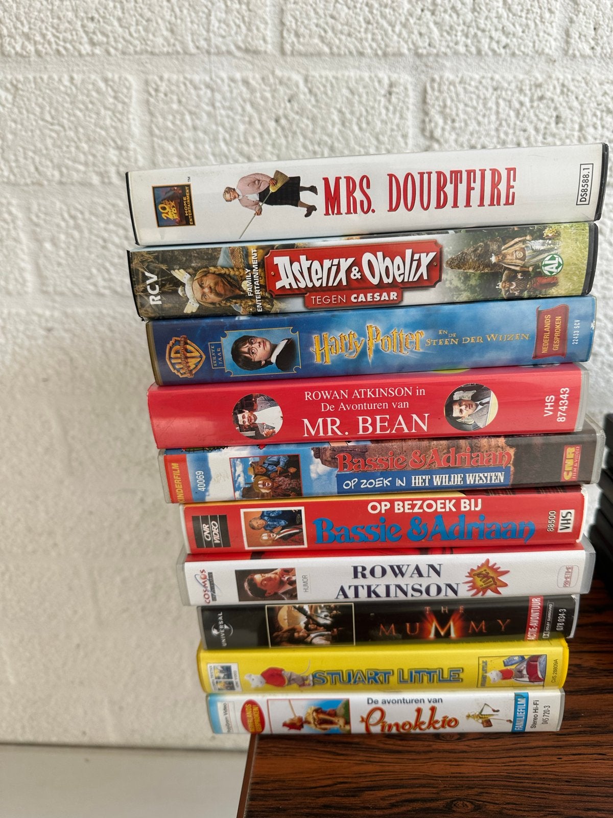 10 VHS videobanden - Diverse films, Nederlands ondertiteld, Gebruikt, Alle leeftijden, Overige genres