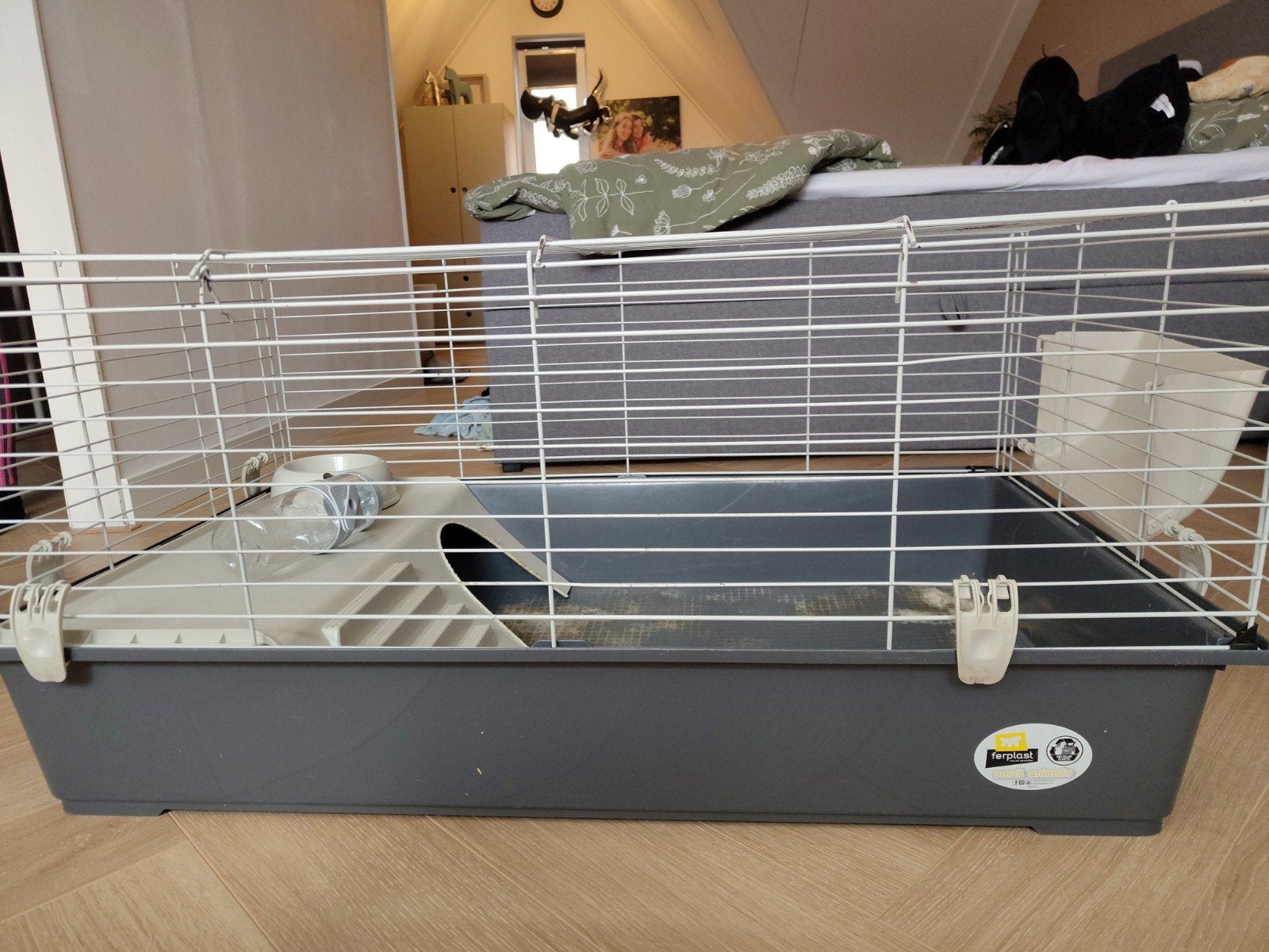 Knaagdier hok 94x56 cm gratis, Gebruikt, Hok, 75 tot 110 cm, Ophalen